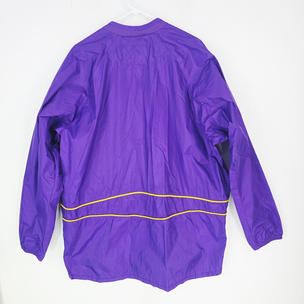 Nike Team LSU Tigers Windbreaker Pullover Mens XL Purple Center Swoosh - Picture 7 of 13